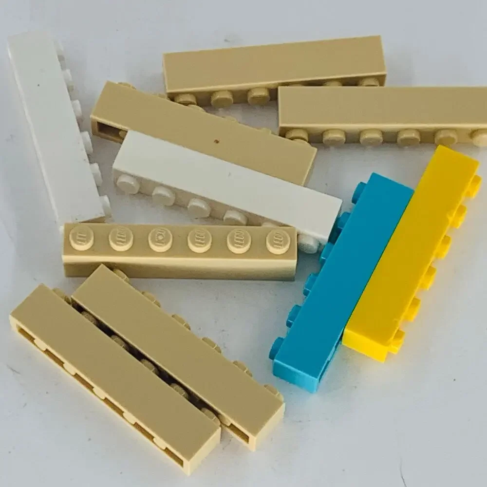 Lego 1x6 bricks